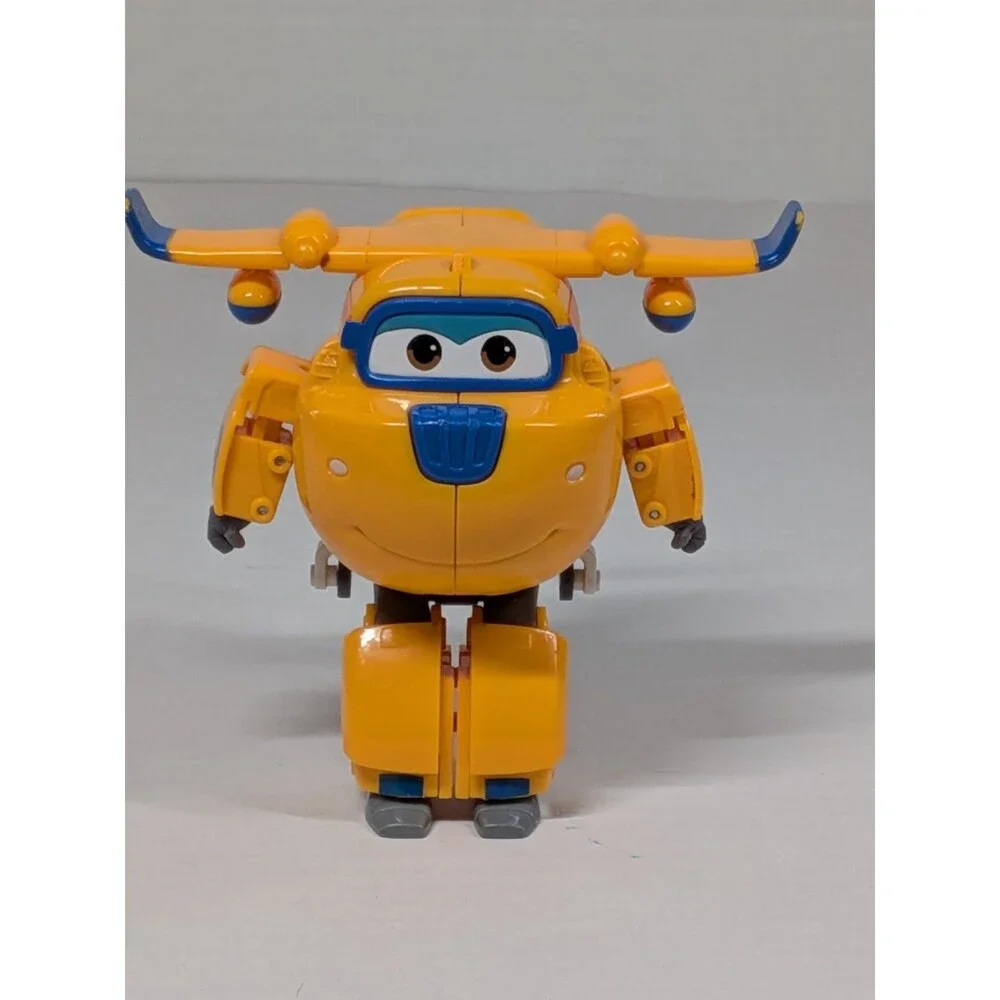 Super Wings Donnie Plane Transforming Toy Figure 5